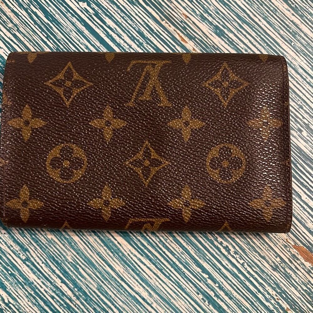 Louis Vuitton Brown Monogram Porte-Amon air Tresor Wallet - Picture 5 of 15